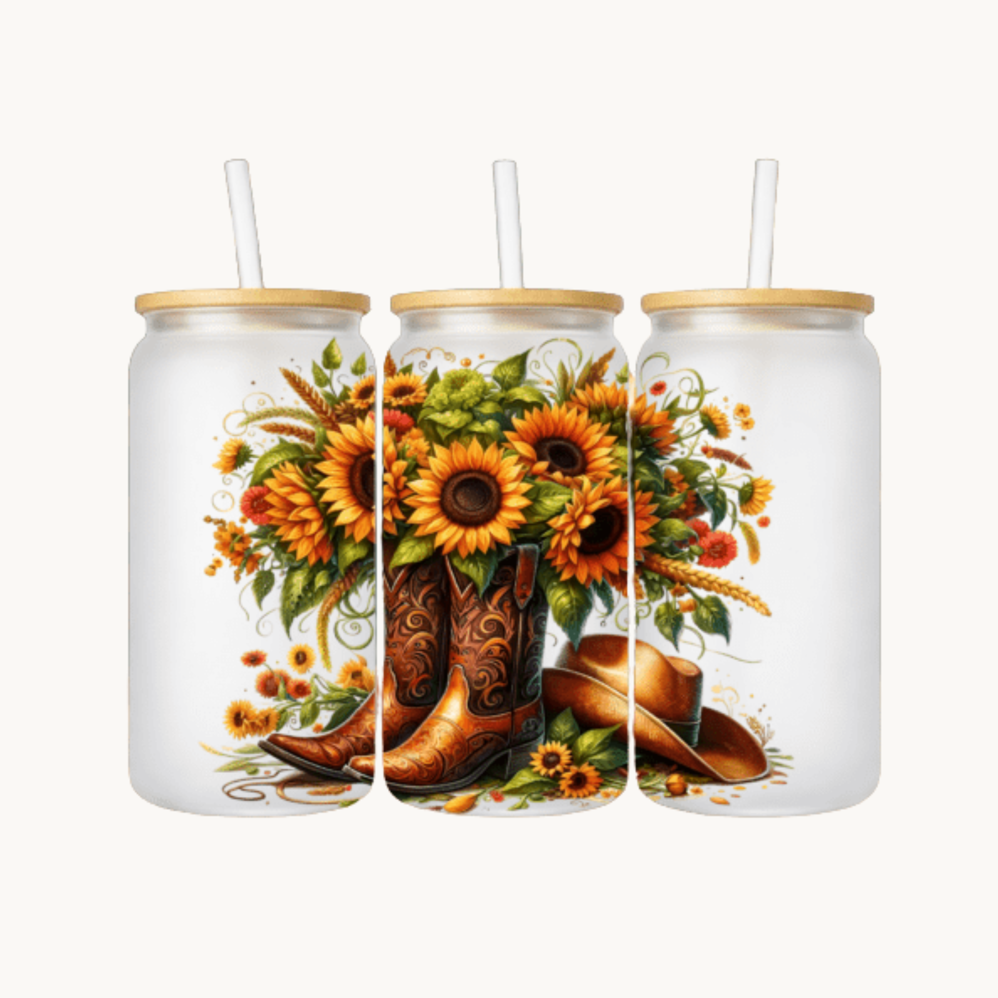 16oz Glass Tumbler – Ready‑Made Designs