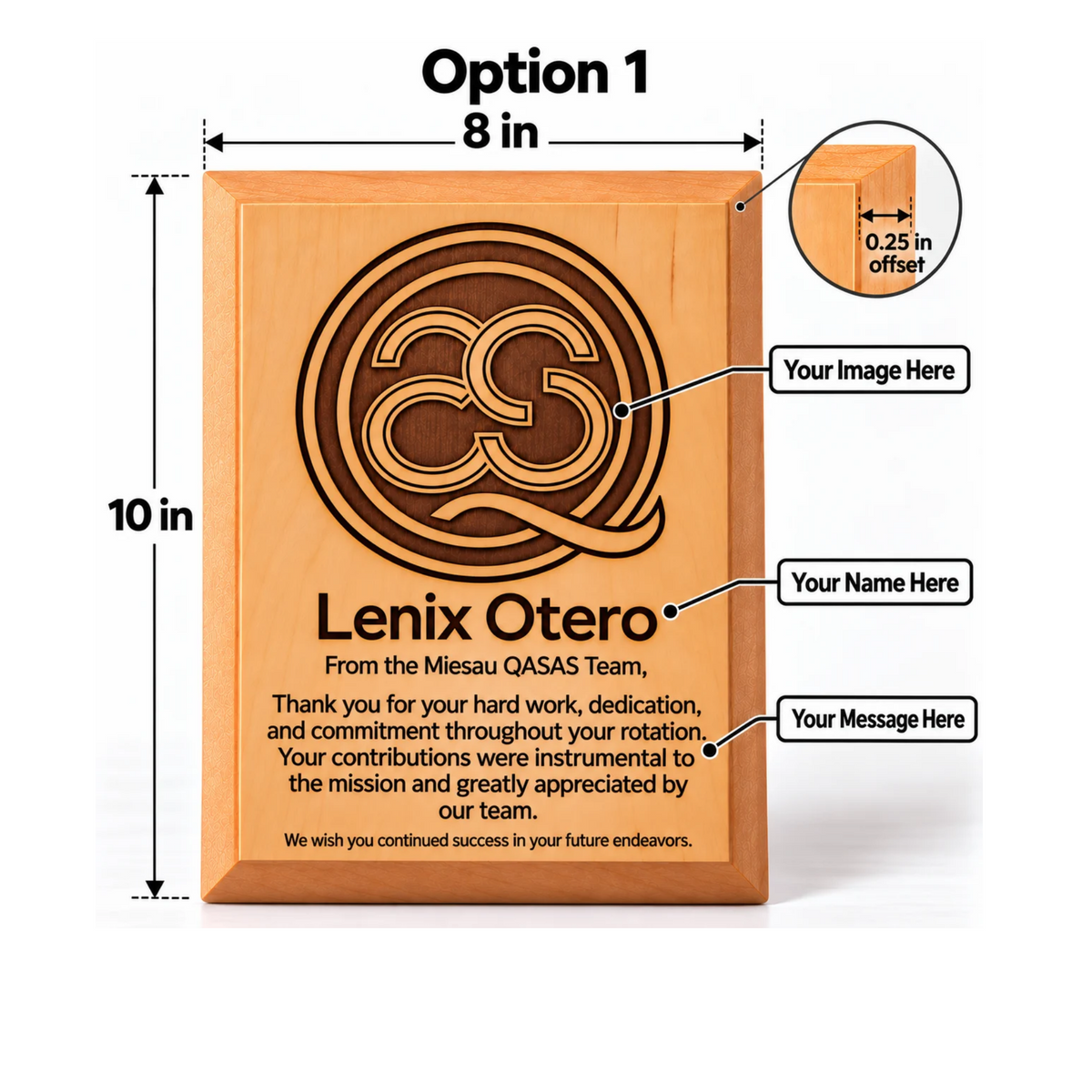 Personalized Custom Plaque