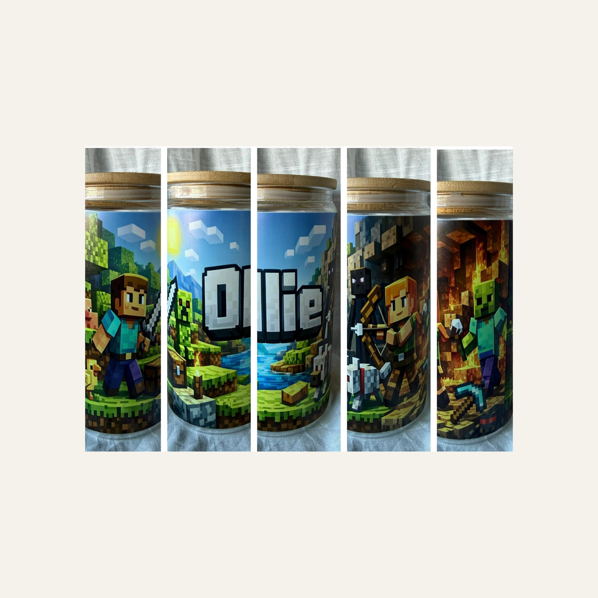 Personalized Glass Cup — Design Your Own