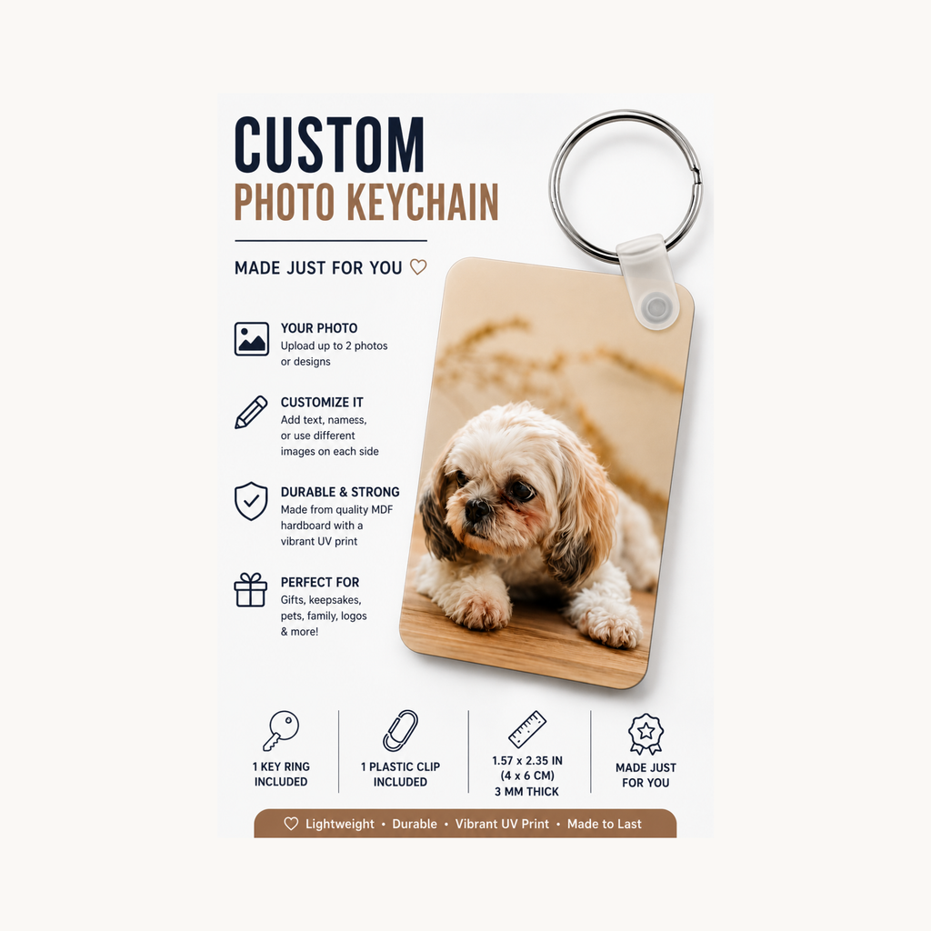 Personalized Your Own Photo Keychain / Bundle Options